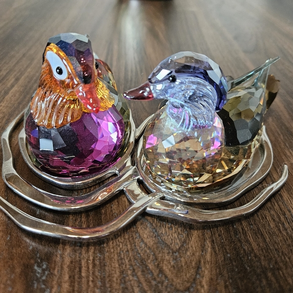 Swarovski Crystal Mandarin Ducks rare - Picture 5 of 7